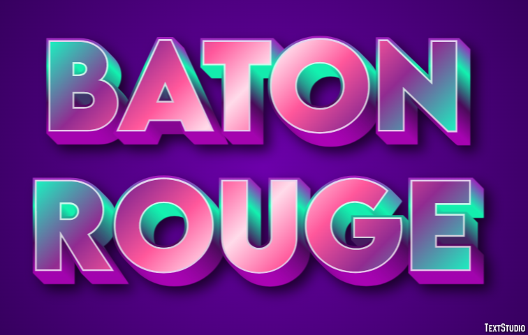 Baton Rouge Effetto testo