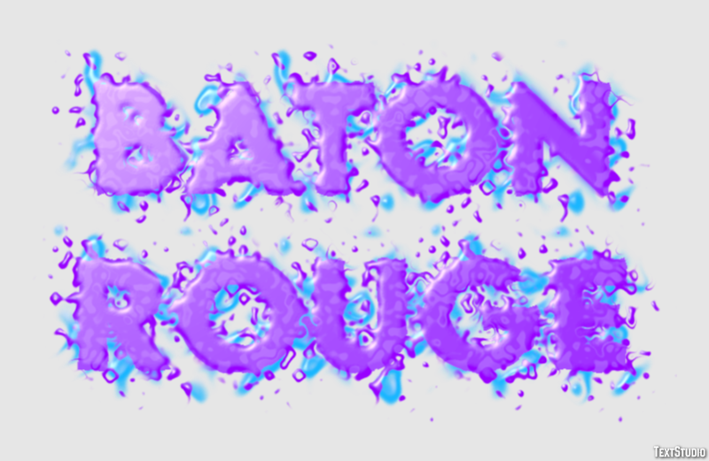 Baton Rouge Effetto testo