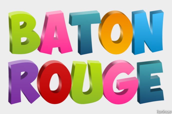Baton Rouge Effetto testo