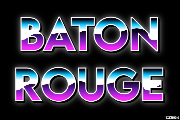 Baton Rouge Effetto testo