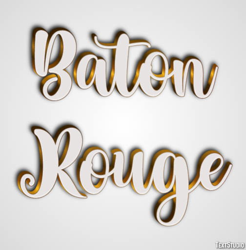 Baton Rouge Effetto testo