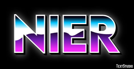 NieR Effet de Texte