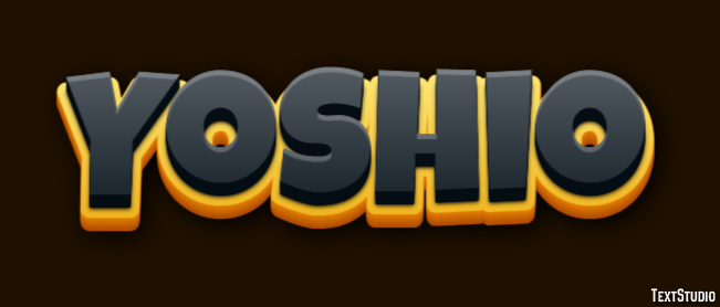 Yoshio Text effect