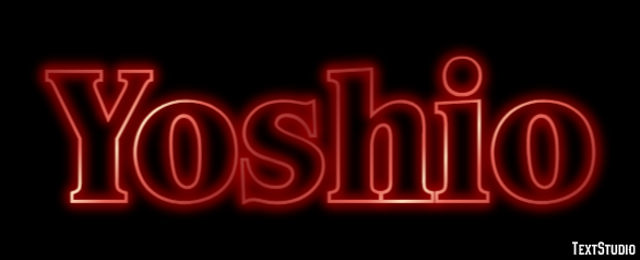 Yoshio Text effect