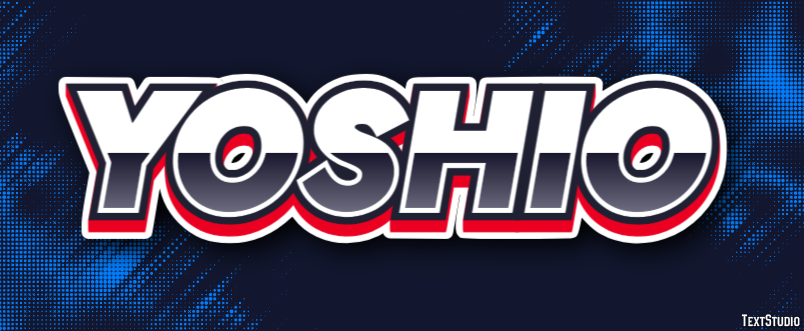 Yoshio Text effect