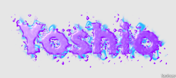 Yoshio Text effect