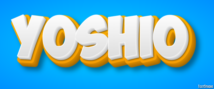 Yoshio Text effect