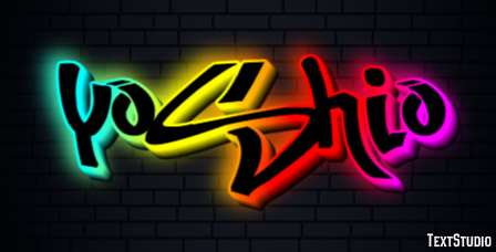 Yoshio Text effect