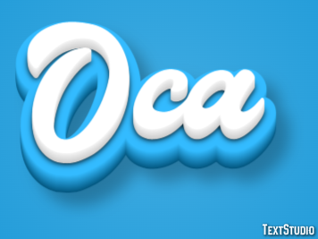 Oca Efecto de texto