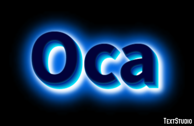 Oca Efecto de texto