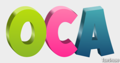 Oca Efecto de texto