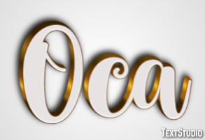 Oca Efecto de texto