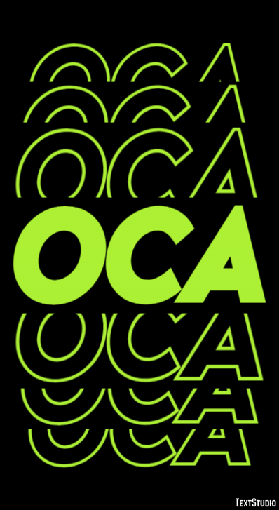 Oca Effetto testo