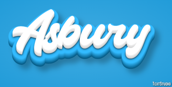 Asbury Effetto testo