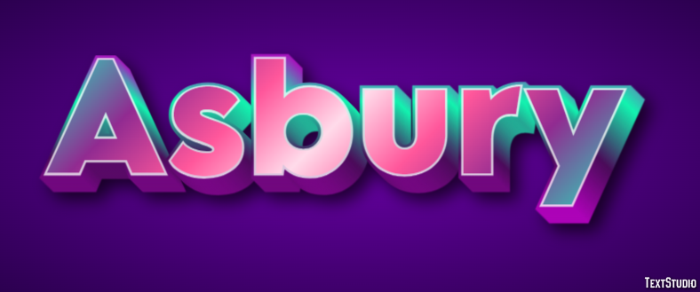 Asbury Effetto testo
