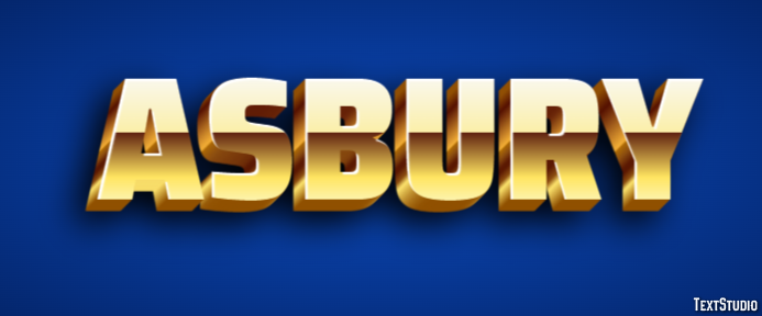 Asbury Text effect