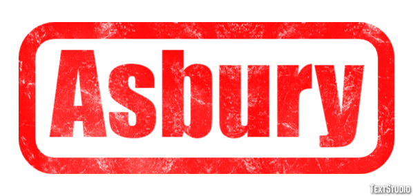 Asbury Text effect