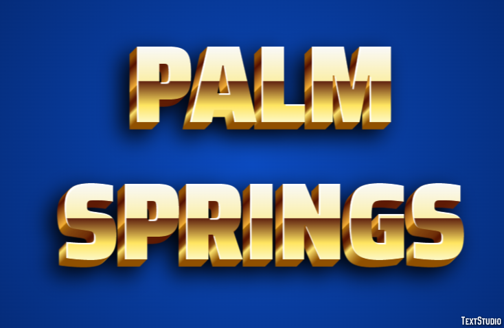 Palm Springs Effetto testo