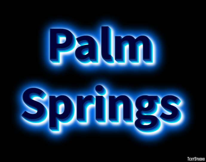 Palm Springs Effetto testo