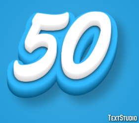 50 Texteffekt