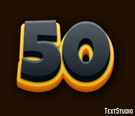 50 Texteffekt