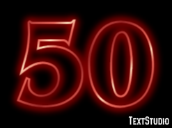 50 Texteffekt