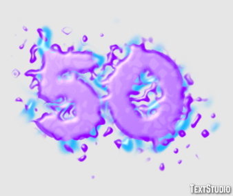 50 Texteffekt