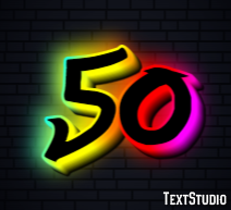 50 Texteffekt