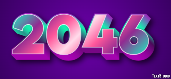 2046 テキスト効果