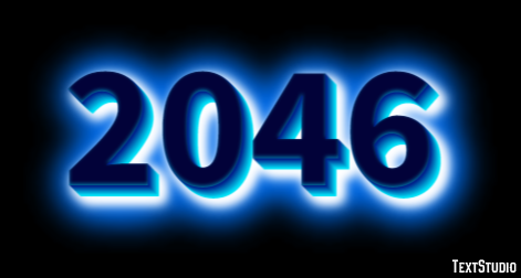 2046 テキスト効果