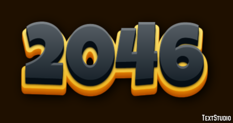 2046 テキスト効果