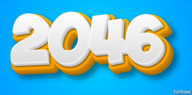 2046 テキスト効果