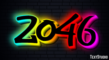 2046 テキスト効果