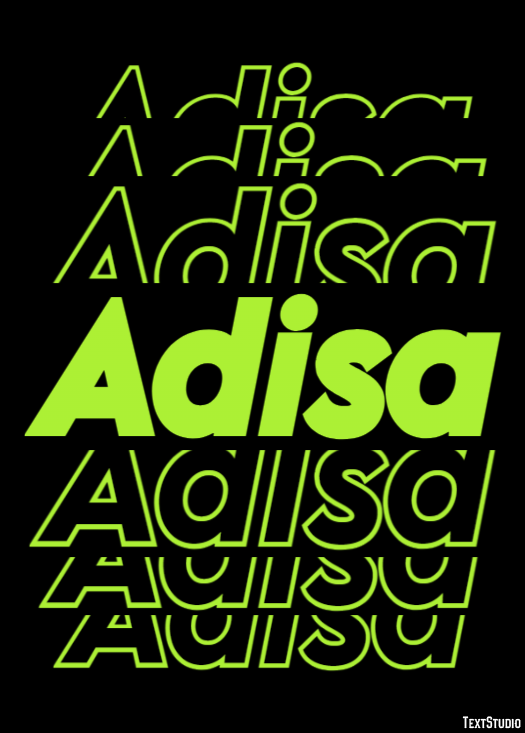 Adisa Text Effect