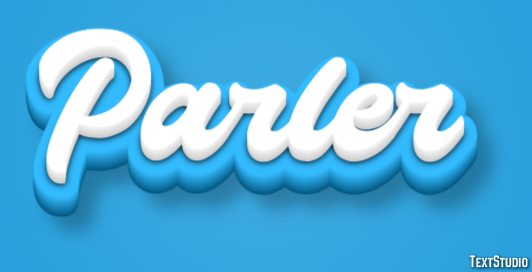 Parler Text effect