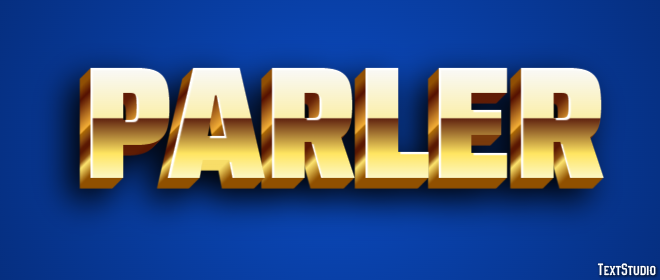 Parler Text effect