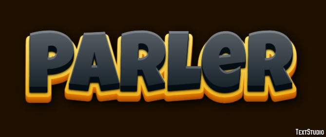 Parler Text effect