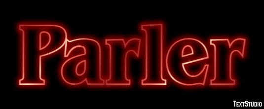 Parler Text effect