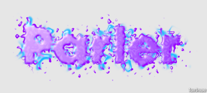 Parler Text effect