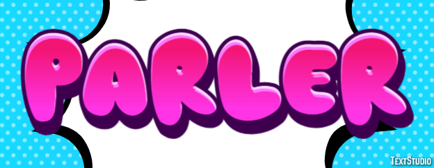 Parler Text effect