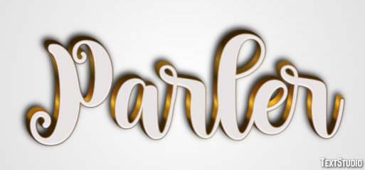 Parler Text effect