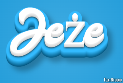 Jeże Эффект текста