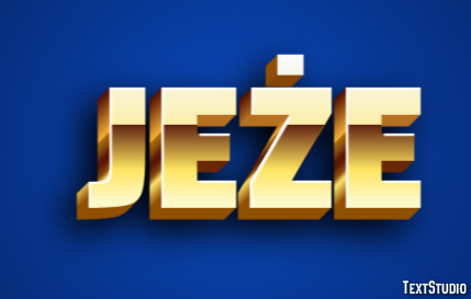 Jeże Efekt tekstowy