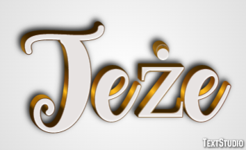 Jeże Efekt tekstowy