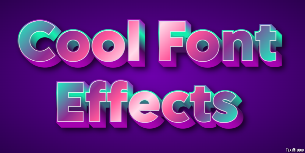 Cool Font Effects Efecto de Texto