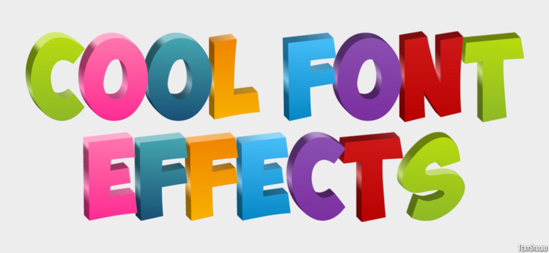 Cool Font Effects Efecto de Texto