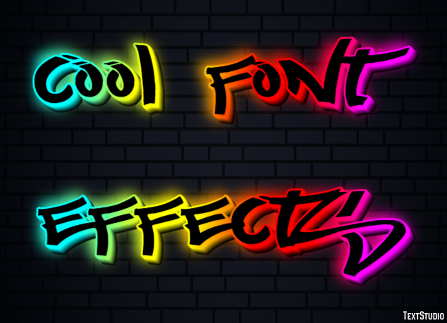 Cool Font Effects Efecto de Texto