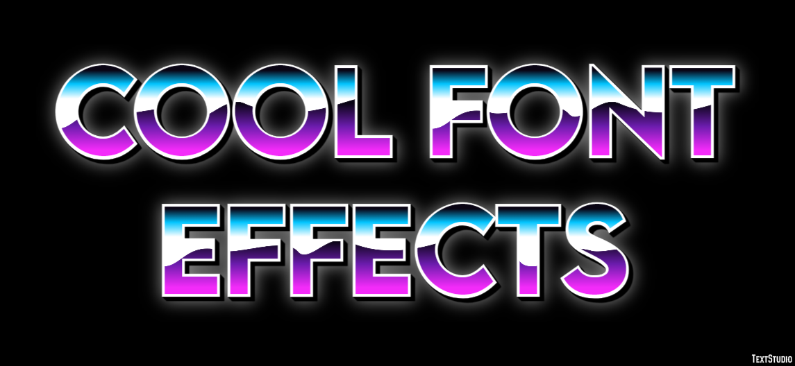 Cool Font Effects Efecto de Texto