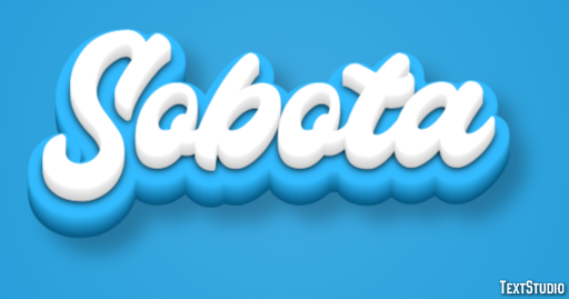 Sobota Efekt tekstowy