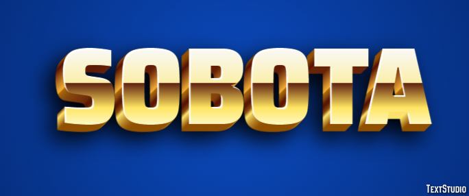 Sobota Efekt tekstowy